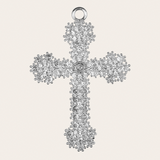 De Kourtney kruis hanger - wit