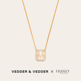 De Connection letter ketting - gold plated