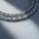De Lana Tennis ketting - silver plated