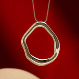 De Oasis hanger - silver plated