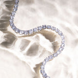 Het Gigi enkelbandje - silver plated
