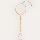 De Aurelia hand chain - gold plated