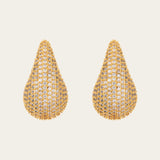De Gia oorbellen - gold plated