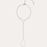 De Chiara hand chain - silver plated