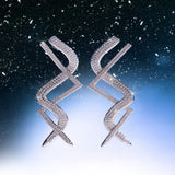 De Riri oorbellen - silver plated