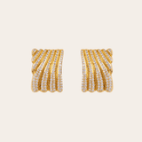 De Harper oorbellen - gold plated