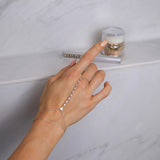 De Chiara hand chain - silver plated