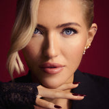 De Candice oorbellen - gold plated