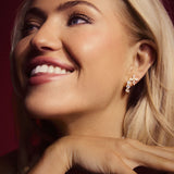 De Celine oorbellen - gold plated