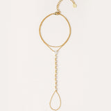 De Chiara hand chain - gold plated