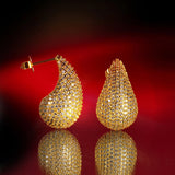 De Gia oorbellen - gold plated