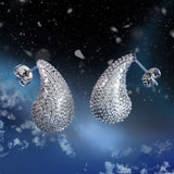 De Gia oorbellen - silver plated