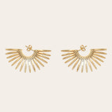 De Raye oorbellen – gold plated