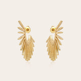 De Raye oorbellen – gold plated