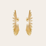 De Raye oorbellen – gold plated
