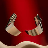 De Scorpio oorbellen - silver plated