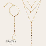 De Aurelia Hazel set – gold plated