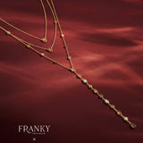 De Aurelia Hazel ketting - gold plated