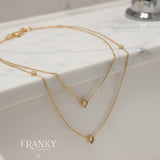De Aurelia Hazel ketting - gold plated
