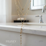 De Aurelia Hazel ketting - gold plated