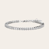De Aphrodite tennisarmband - silver plated