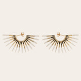 De Raye oorbellen – gold plated