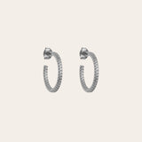 De Go-To Glam oorringen S - zilver