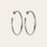 De Go-To oorringen L - zilver