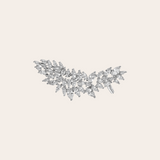 De Rebel Bride oorbel linkerkant - silver plated