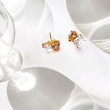 De Verona studs - gold plated