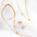 De Verona studs - gold plated