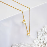 De Elegant Bride set - gold plated