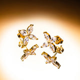 De Celia studs - gold plated