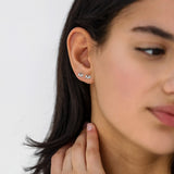 De XO-XO oorknopjes - zilver