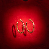 De Adriana Cherry oorringen - gold plated