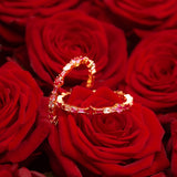 De Adriana Cherry oorringen - gold plated