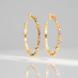 De Adriana Hazel oorringen XL - gold plated