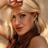 De Ayra ear cuff - silver plated