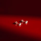 De Essential Baguette studs - zilver