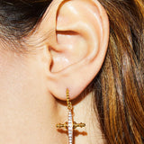 De Beverly oorbellen - gold plated