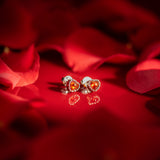 De Candy studs - silver plated