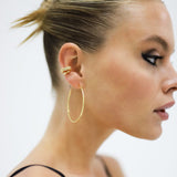 De Essential oorringen - gold plated
