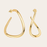 The Bella oorringen - gold plated