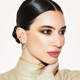 De Infinity oorbellen - gold plated