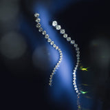 De Angelina oorbellen - silver plated
