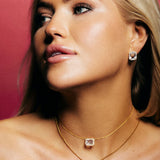 De Connection letter ketting - gold plated