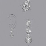 De Vivien oorbellen – silver plated