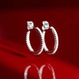 De Go-To Glam oorringen S - zilver
