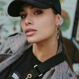 De Solange oorbellen - gold plated