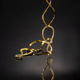 De Solange oorbellen - gold plated